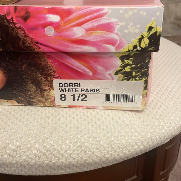 SM New York White Sandal/Wedge Size 8.5 - Picture 6 of 7